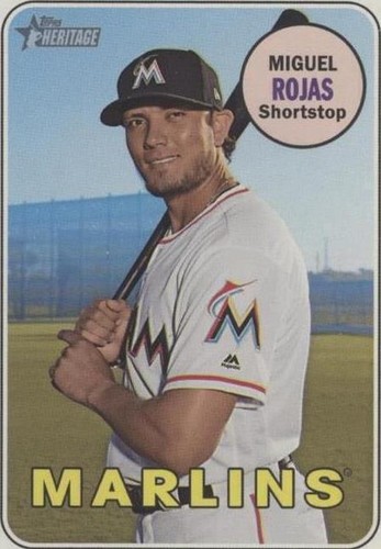 2018 Topps Heritage High Number - Miguel Rojas #699