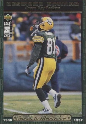 1997 Upper Deck Collector's Choice Green Bay Packers Desmond Howard #GB55