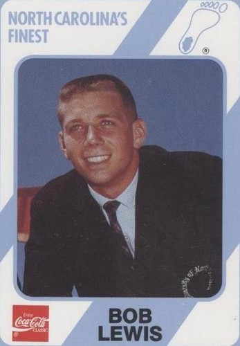 1989-90 Collegiate Collection/Coca-Cola North Carolina's Finest - Bob Lewis #71
