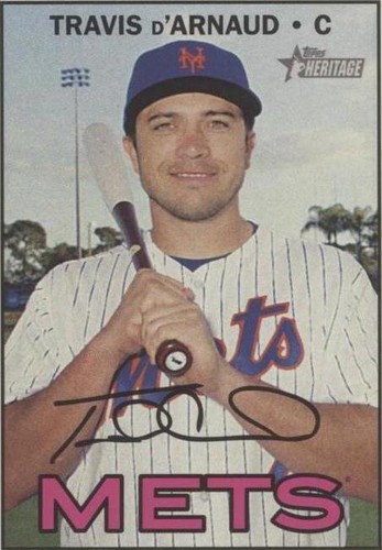 2016 Topps Heritage High Number - Travis d'Arnaud #526