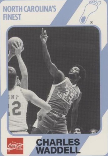 1989-90 Collegiate Collection/Coca-Cola North Carolina's Finest - Charles Waddell #184