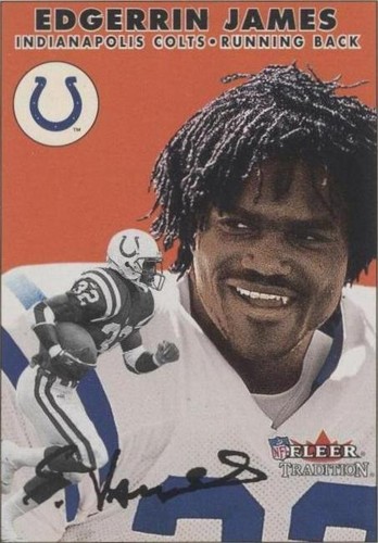 2000 Fleer Tradition Edgerrin James #186
