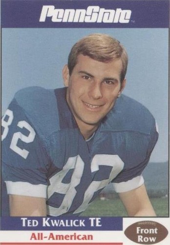 1992 Front Row Penn State Nittany Lions All-Americans Ted Kwalick #25