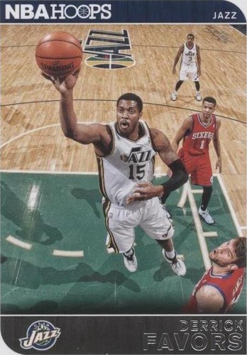 2014-15 NBA Hoops - Derrick Favors #70