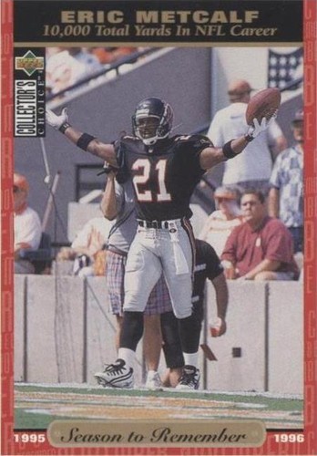 1996 Upper Deck Collector's Choice Eric Metcalf #46