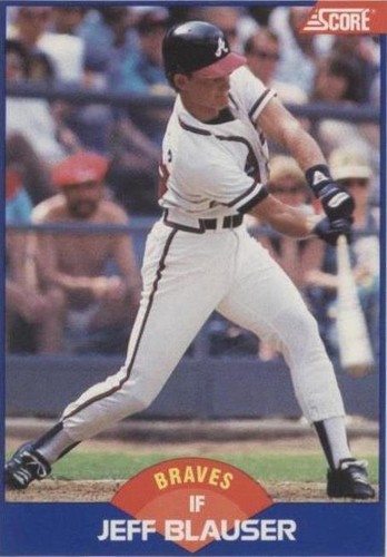 1989 Score - Jeff Blauser #589