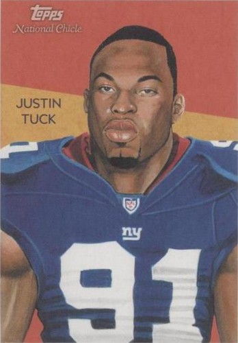 2009 Topps National Chicle Justin Tuck #C12