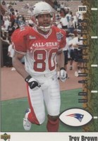 2002 UD Authentics Troy Brown #50