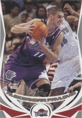 2004-05 Topps - Sasha Pavlovic #123