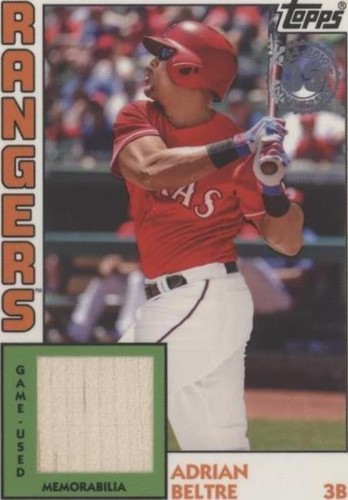 2019 Topps - Adrian Beltre #84R-AB