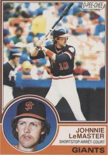 1983 O-Pee-Chee - Johnnie LeMaster #154