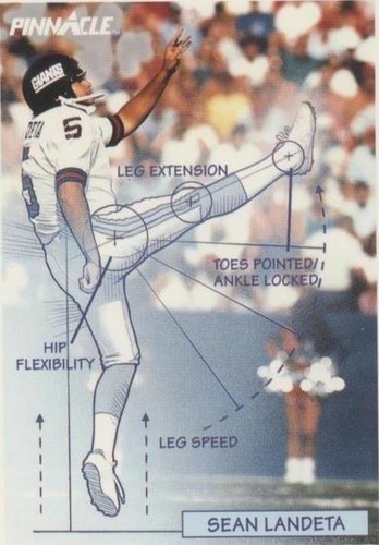 1991 Pinnacle Sean Landeta #362