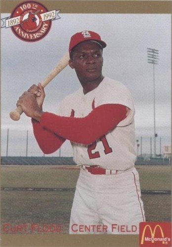 1992 Pacific McDonald's St. Louis Cardinals 100th Anniversary - Curt Flood #32