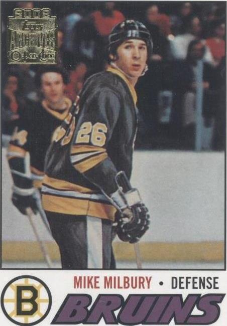 2001-02 Topps/O-Pee-Chee Archives - Mike Milbury #70