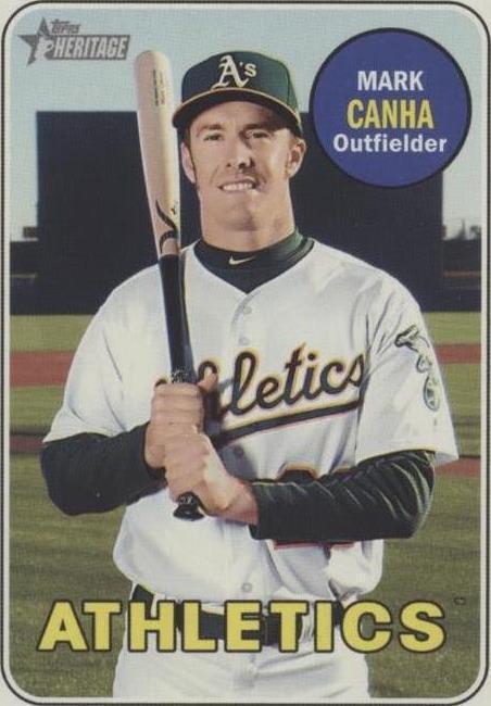 2018 Topps Heritage High Number - Mark Canha #623