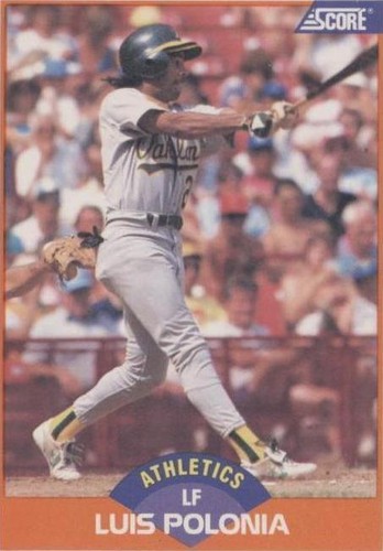 1989 Score - Luis Polonia #380