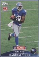 2009 Topps Kickoff Hakeem Nicks #136