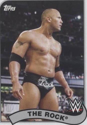 2018 Topps Heritage WWE - The Rock #81
