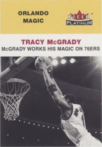 2001-02 Fleer Platinum - Tracy McGrady #210
