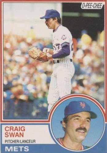 1983 O-Pee-Chee - Craig Swan #292