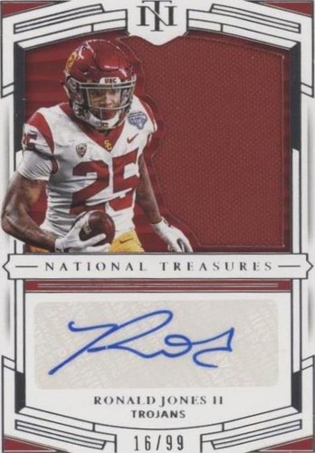 2020 Panini National Treasures Collegiate Ronald Jones II #99