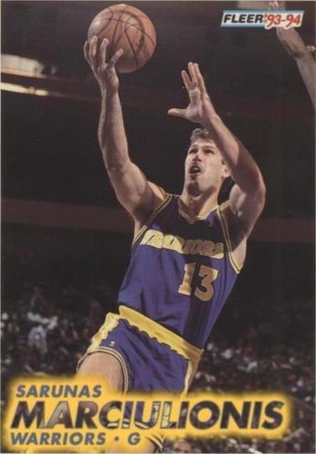 1993-94 Fleer - Sarunas Marciulionis #70