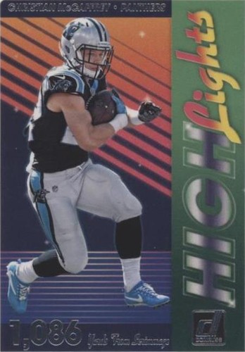 2018 Panini Donruss Christian McCaffrey #H-3