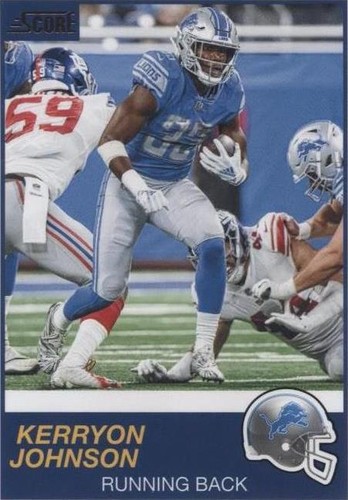 2019 Score Kerryon Johnson #214
