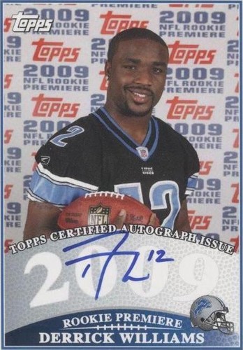 2009 Topps Derrick Williams #RPA-DW