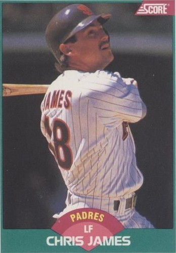 1989 Score Rookie & Traded - Chris James #46T