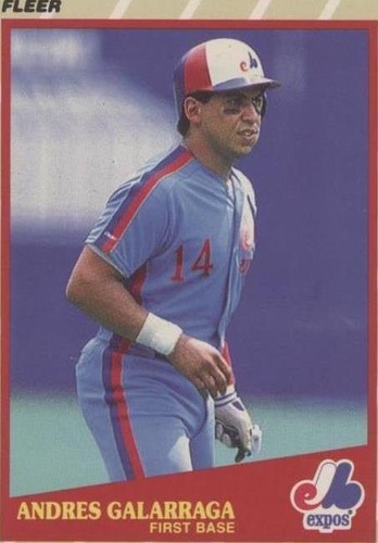 1989 Fleer Limited Edition Baseball Superstars - Andres Galarraga #15
