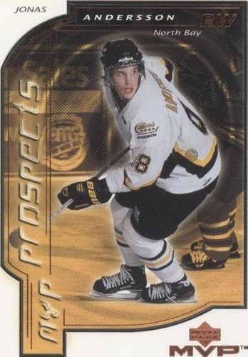 2000-01 Upper Deck MVP - Jonas Andersson #216
