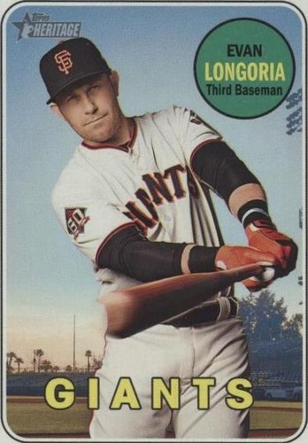 2018 Topps Heritage Evan Longoria SP #725 San Francisco