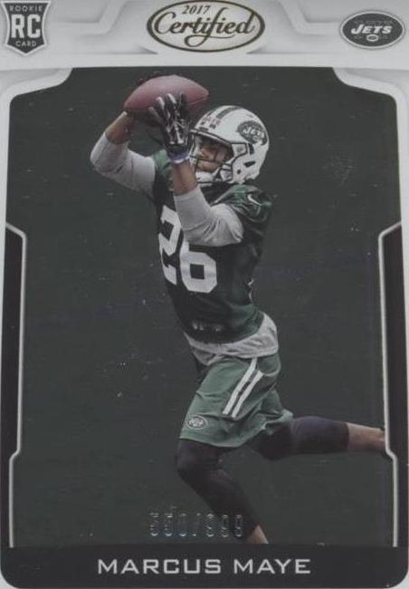 2017 Panini Certified Marcus Maye #175