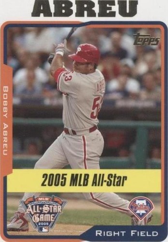 2005 Topps Updates & Highlights - Bobby Abreu #UH185