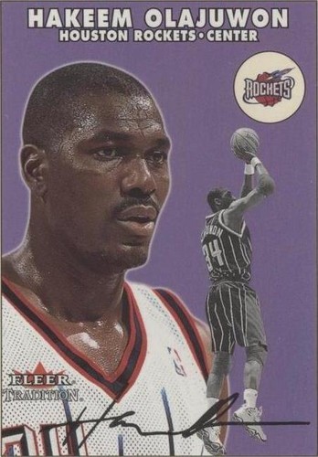 2000-01 Fleer Tradition Glossy - Hakeem Olajuwon #187