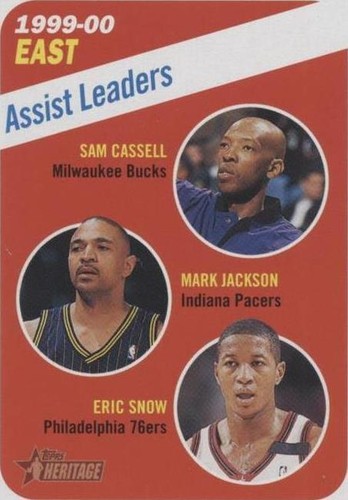 2000-01 Topps Heritage - Sam Cassell/Mark Jackson/Eric Snow #143