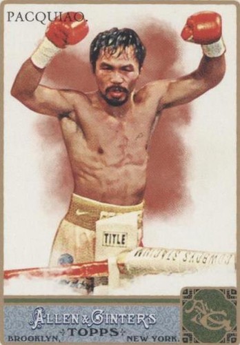 MANNY PACQUIAO SIGNED AUTO BOXING 11 x 14 PHOTO Antonio