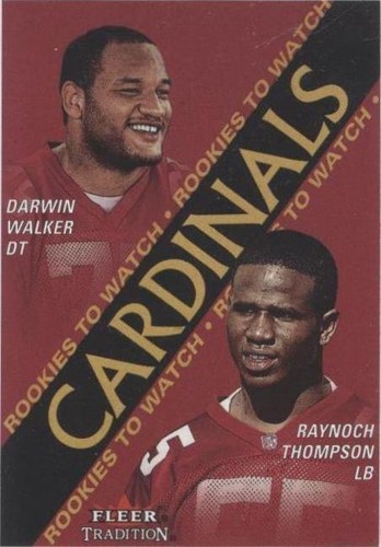 2000 Fleer Tradition Darwin Walker Raynoch Thompson #335