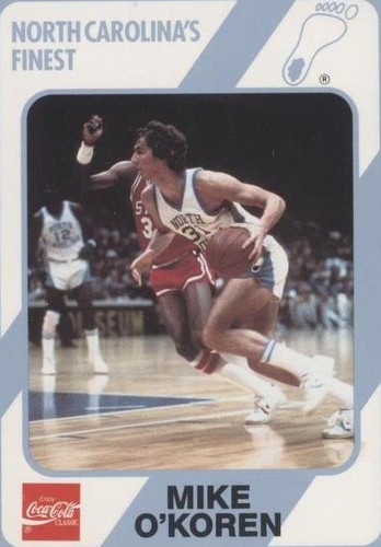 1989-90 Collegiate Collection/Coca-Cola North Carolina's Finest - Mike O'Koren #55