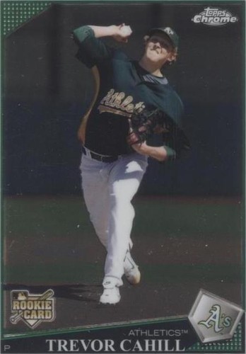 2009 Topps Chrome - Trevor Cahill #186