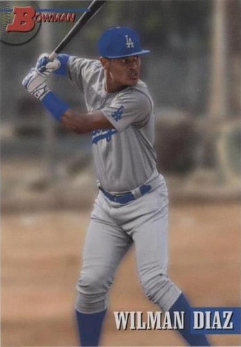 Wilman Diaz 2021 1st Bowman Chrome True Purple Refractor /250 