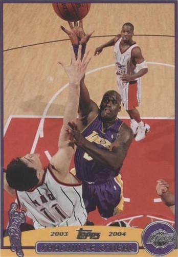 SHAQUILLE O'NEAL 2003-04 TOPPS MARK OF EXCELLENCE AUTOGRAPH