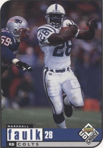 1998 Upper Deck UD Choice Marshall Faulk #72