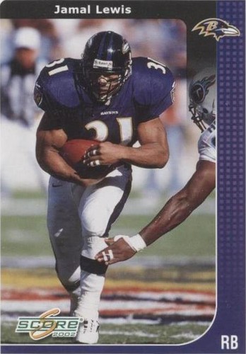 2002 Score Jamal Lewis #25