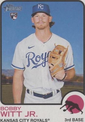 2022 Topps Heritage High Number - Bobby Witt Jr. #520