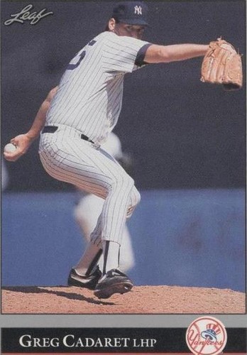 1992 Leaf - Greg Cadaret #24