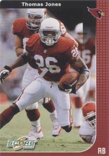 2002 Score Thomas Jones #4