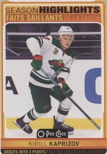 2021-22 O-Pee-Chee - Kirill Kaprizov #600