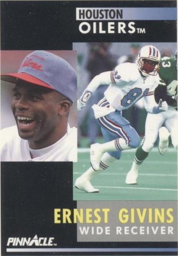 1991 Pinnacle Ernest Givins #145